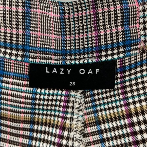 Lazy Oaf Multicolor Plaid Trousers - Picture 3 of 9